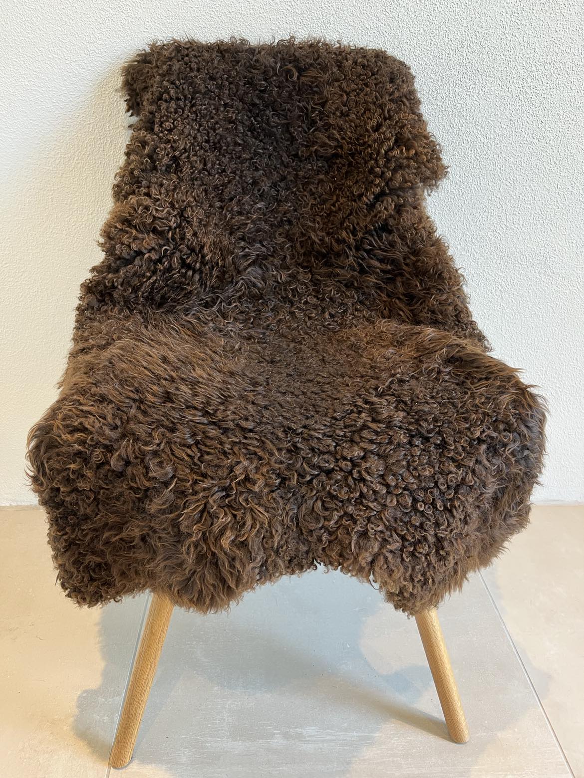 Gotlandsk lammeskind i de flotteste brune farver
