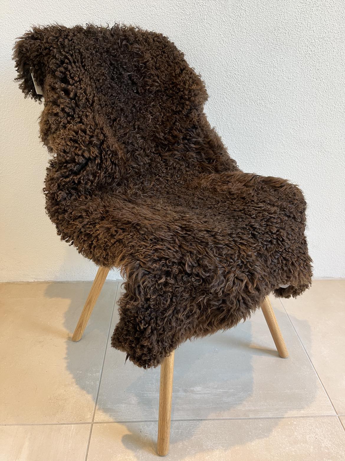 Gotlandsk lammeskind i de flotteste brune farver