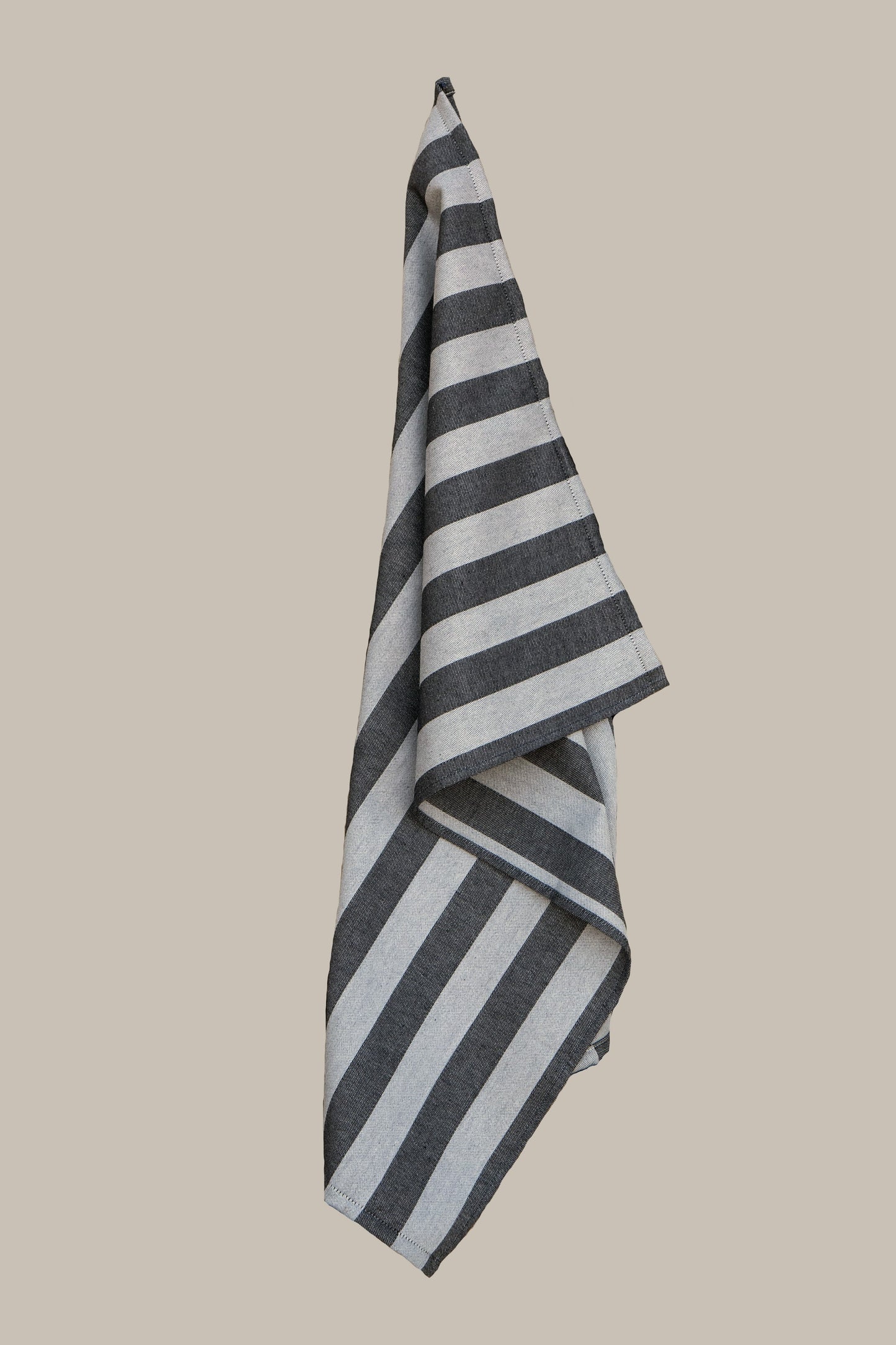 Økologiske viskestykker, Stripes, 2-pak. Vælg mellem flere farver.