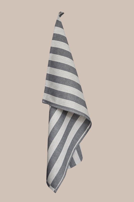 Økologiske viskestykker, Stripes, 2-pak. Vælg mellem flere farver.